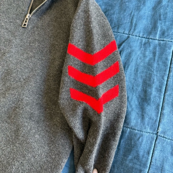 Zadig & Voltaire boy’s Tim Wool Blend 1/4 Sweater Size - Picture 5 of 11